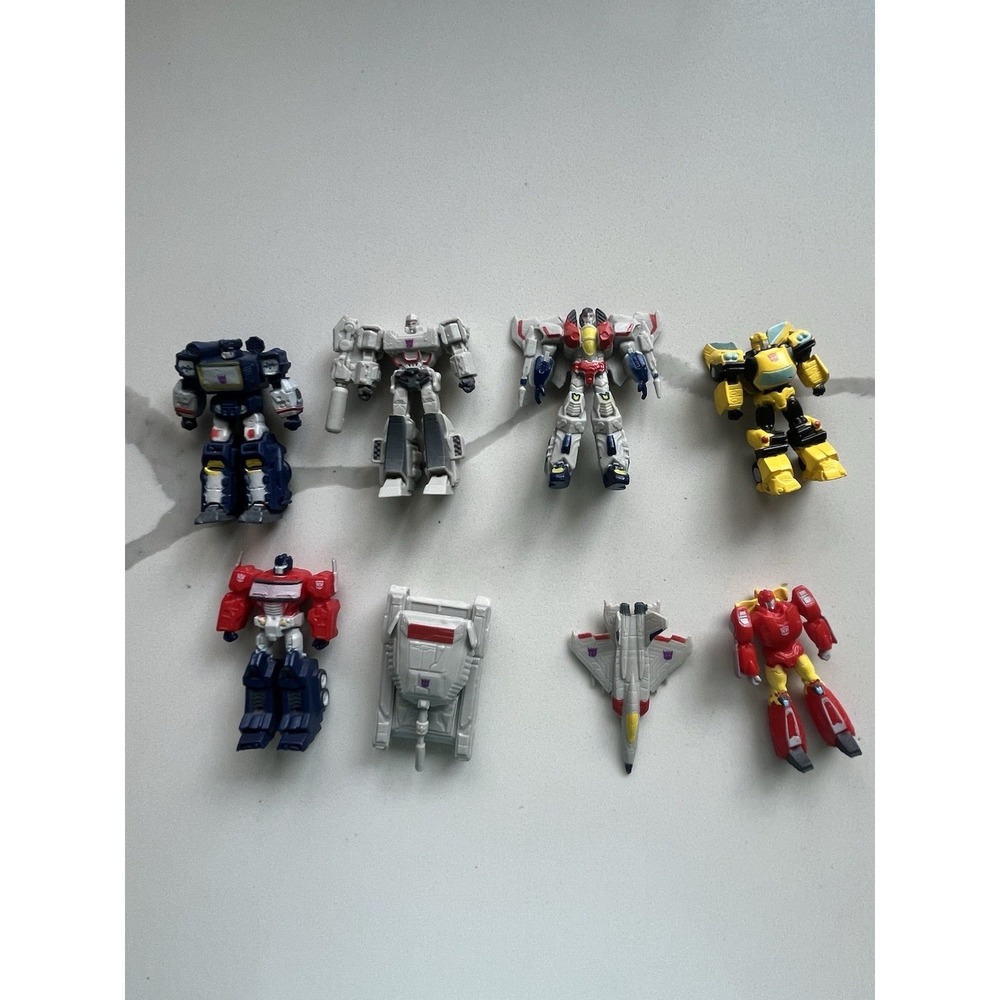 Hasbro Transformers Mini Figures Bundle of 8 Figures Used Lot 2"